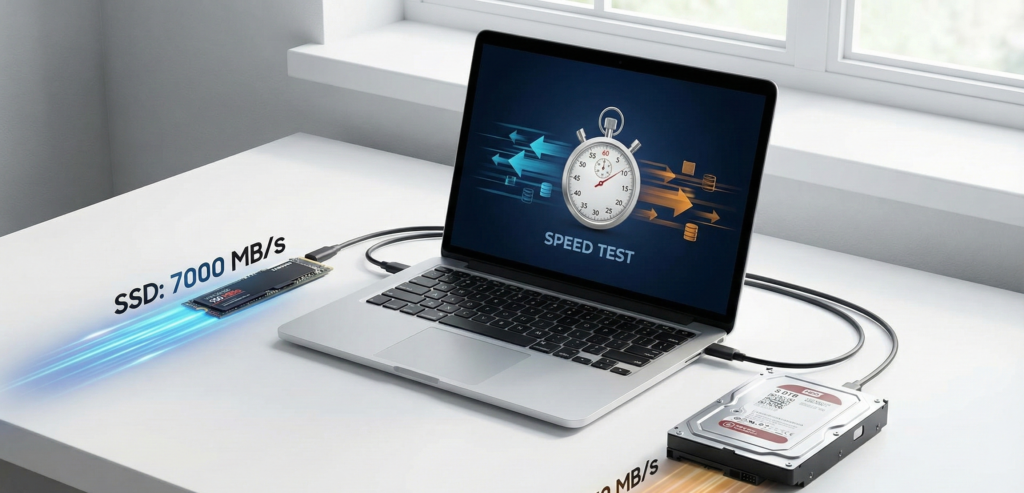 Comparison of SSD and HDD storage for laptops in Pakistan