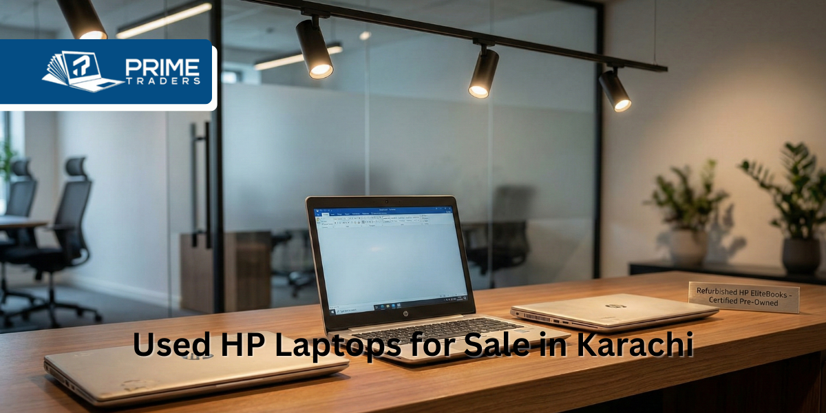Used HP EliteBook laptops for sale in Karachi at Prime Traders